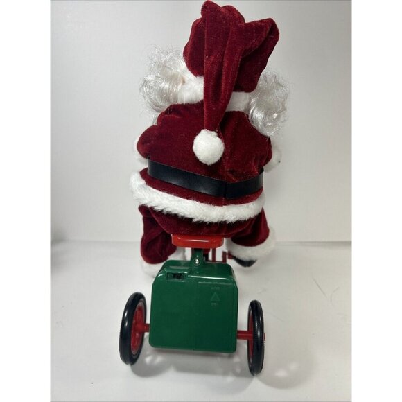 Musical 3-Wheeling Santa-Pedals Tricycle Plays 3 Songs With Original Box-Works - Picture 4 of 10